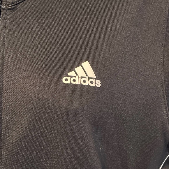 Adidas Vintage Climalite Three Stripe Track Jacket Medium Pre-owned - Picture 3 of 10